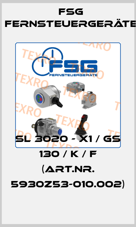 SL 3020 - X1 / GS 130 / K / F (art.nr. 5930Z53-010.002) FSG Fernsteuergeräte