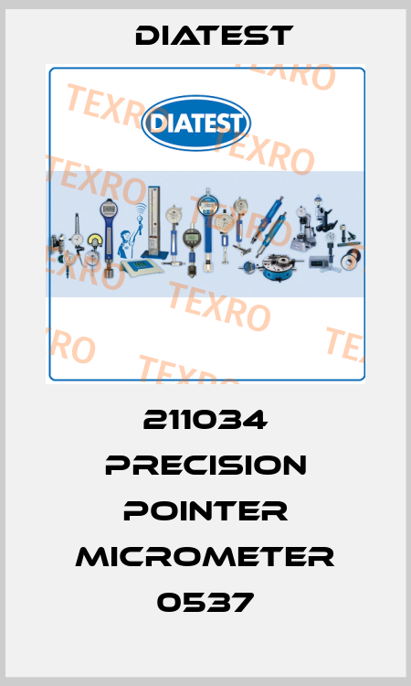 211034 Precision pointer micrometer 0537 Diatest