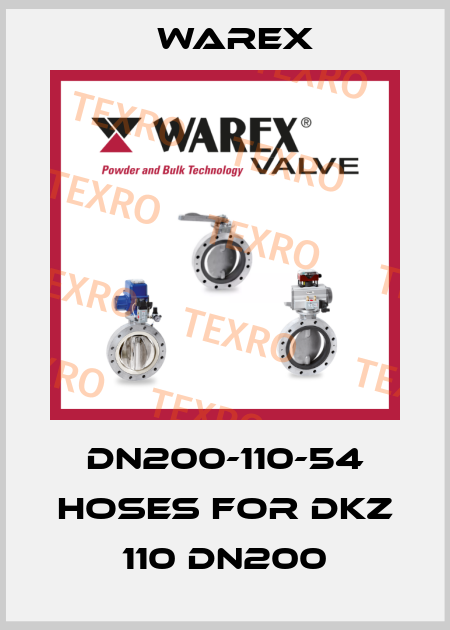 DN200-110-54 hoses for DKZ 110 DN200 Warex