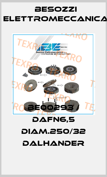 BE00293 / DAFN6,5 DIAM.250/32 DALHANDER Besozzi Elettromeccanica