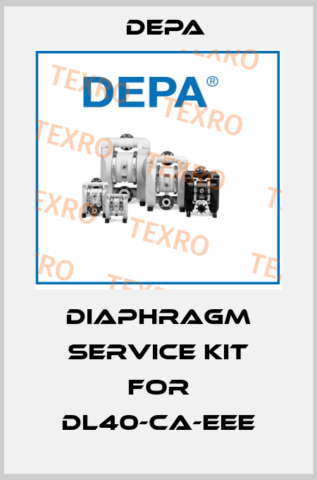 diaphragm service kit for DL40-CA-EEE Depa