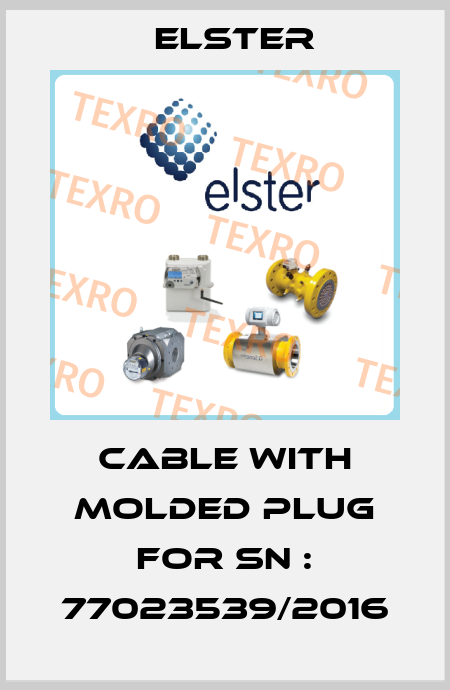 cable with molded plug for SN : 77023539/2016 Elster