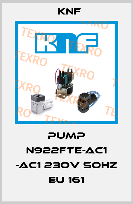 pump N922FTE-AC1 -AC1 23OV sOHZ EU 161 KNF