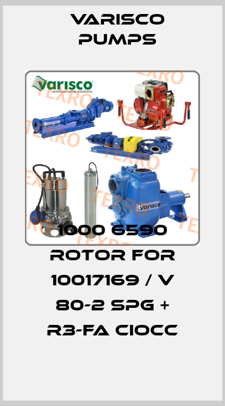 1000 6590 rotor for 10017169 / V 80-2 SPG + R3-FA CIOCC Varisco pumps