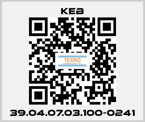 39.04.07.03.100-0241 KEB