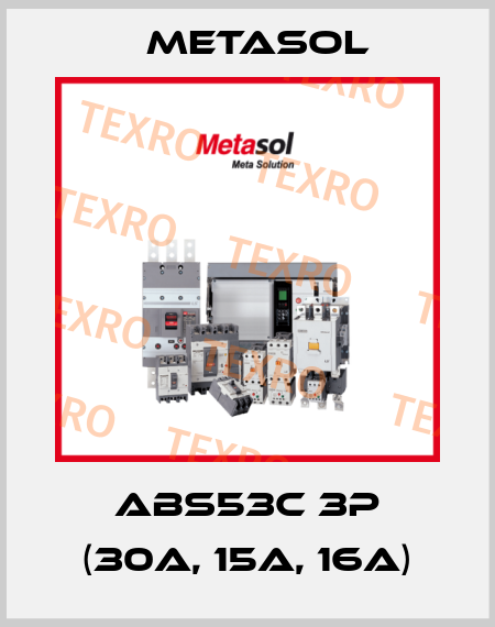 ABS53c 3P (30A, 15A, 16A) Metasol