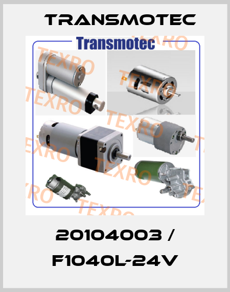 20104003 / F1040L-24V Transmotec