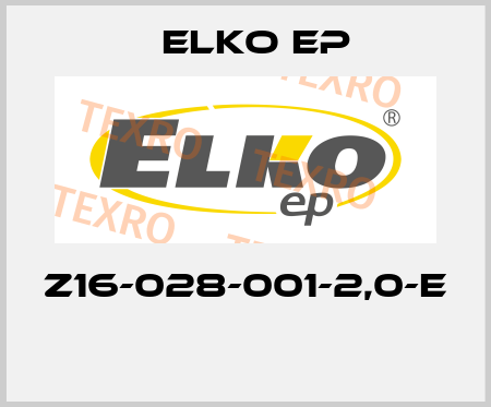 Z16-028-001-2,0-E  Elko EP