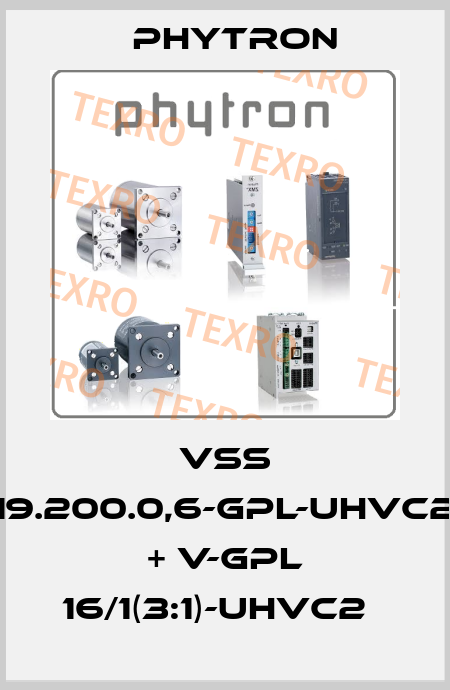 VSS 19.200.0,6-GPL-UHVC2 + V-GPL 16/1(3:1)-UHVC2　 Phytron