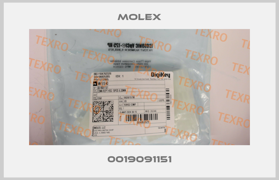 0019091151 Molex