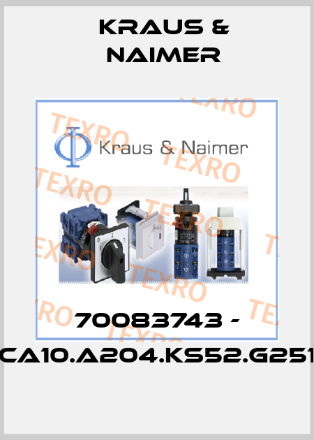 70083743 - CA10.A204.KS52.G251 Kraus & Naimer