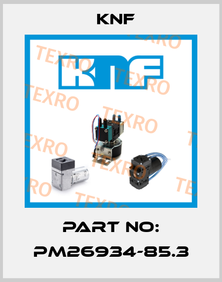 part no: PM26934-85.3 KNF