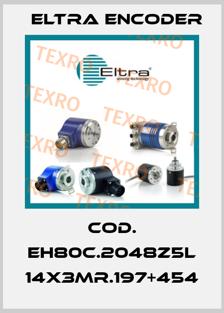 Cod. EH80C.2048Z5L 14X3MR.197+454 Eltra Encoder