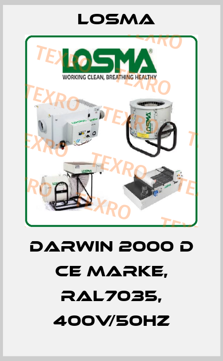 Darwin 2000 D CE Marke, RAL7035, 400V/50Hz Losma