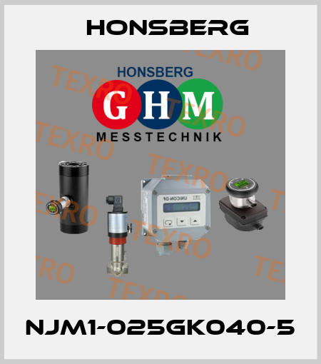 NJM1-025GK040-5 Honsberg