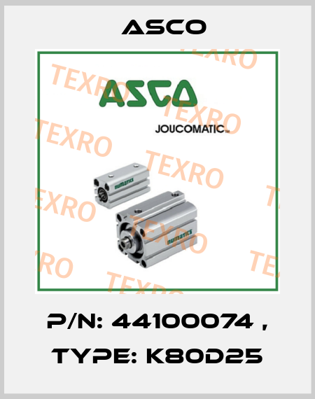 P/N: 44100074 , Type: K80D25 Asco