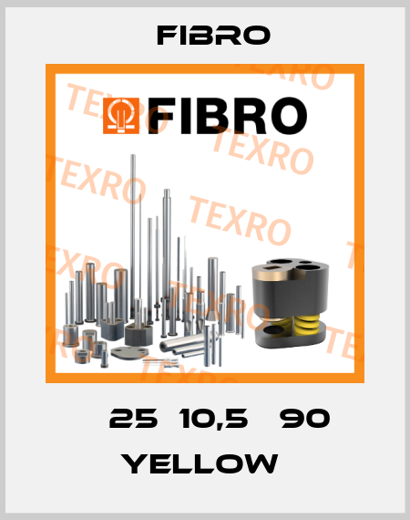 Φ 25Χ10,5   90 YELLOW  Fibro