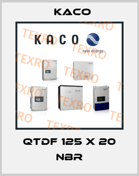 QTDF 125 x 20 NBR Kaco