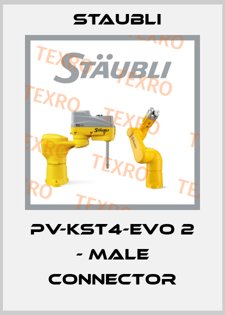 PV-KST4-EVO 2 - male connector Staubli