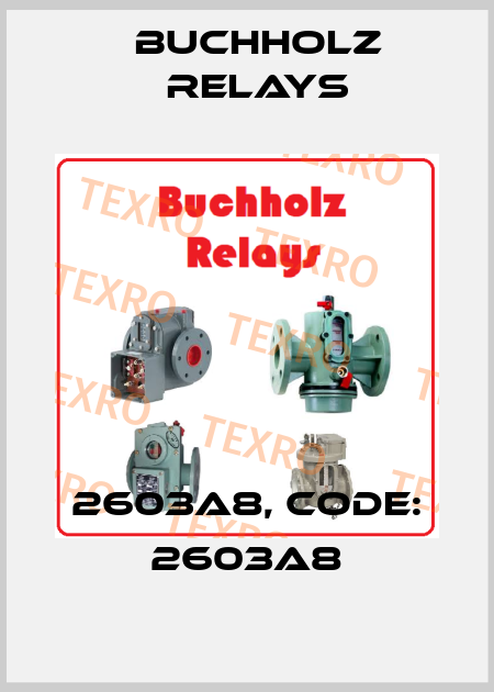 2603A8, code: 2603A8 Buchholz Relays