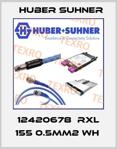 12420678  RXL 155 0.5MM2 WH  Huber Suhner