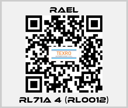 RL71A 4 (RL0012) RAEL