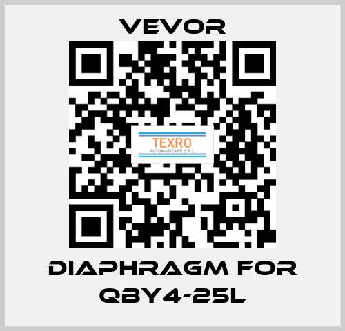 diaphragm for QBY4-25L VEVOR