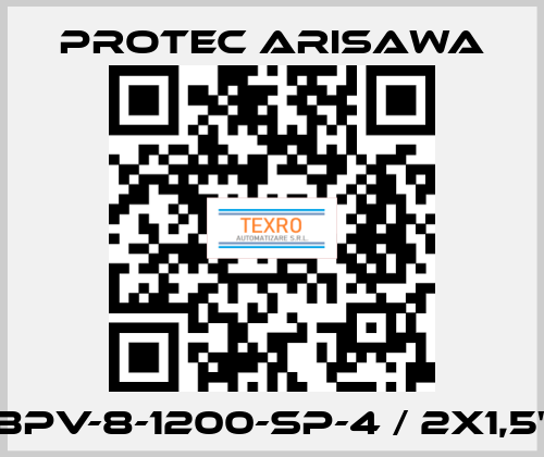 BPV-8-1200-SP-4 / 2x1,5" Protec Arisawa