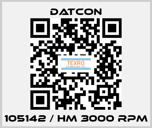 105142 / HM 3000 RPM Datcon