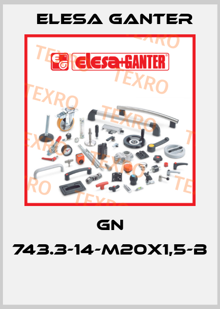 GN 743.3-14-M20x1,5-B  Elesa Ganter