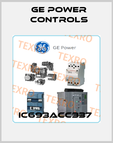  IC693ACC337  GE Power Controls