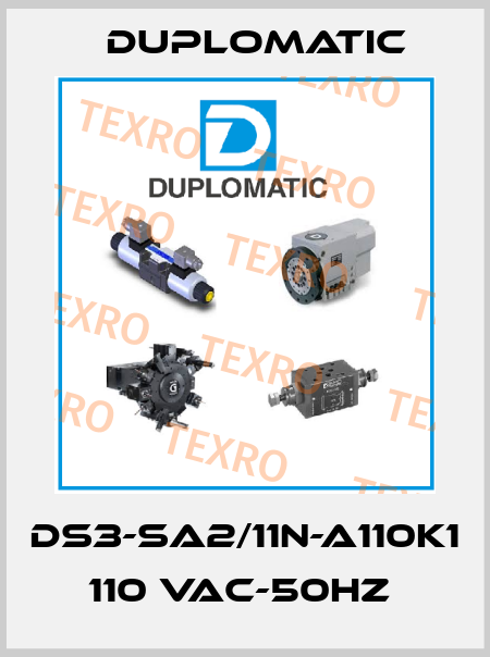 DS3-SA2/11N-A110K1 110 VAC-50Hz  Duplomatic