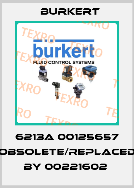 6213A 00125657 obsolete/replaced by 00221602  Burkert