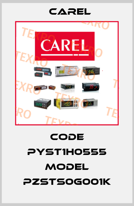 Code PYST1H0555 Model PZSTS0G001K Carel