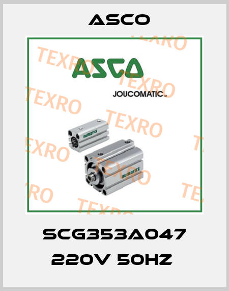 SCG353A047 220v 50hz  Asco