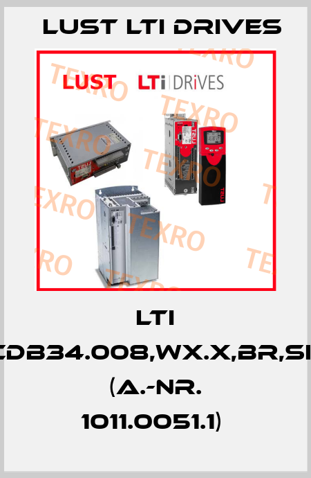 LTI CDB34.008,Wx.x,BR,SH (A.-Nr. 1011.0051.1)  LUST LTI Drives