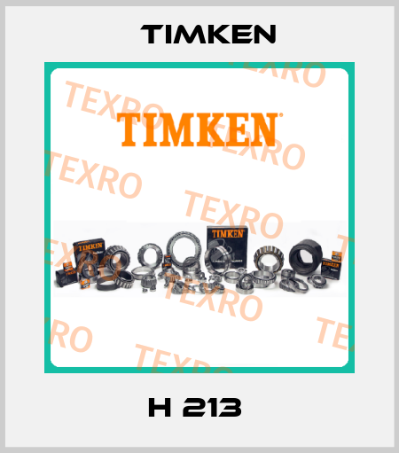 H 213  Timken