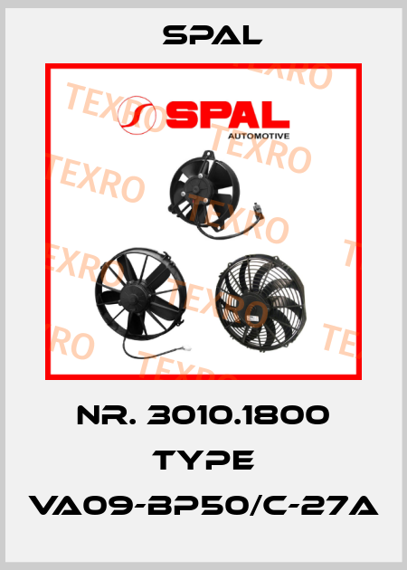 Nr. 3010.1800 Type VA09-BP50/C-27A SPAL