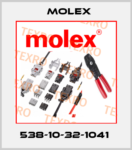 538-10-32-1041  Molex