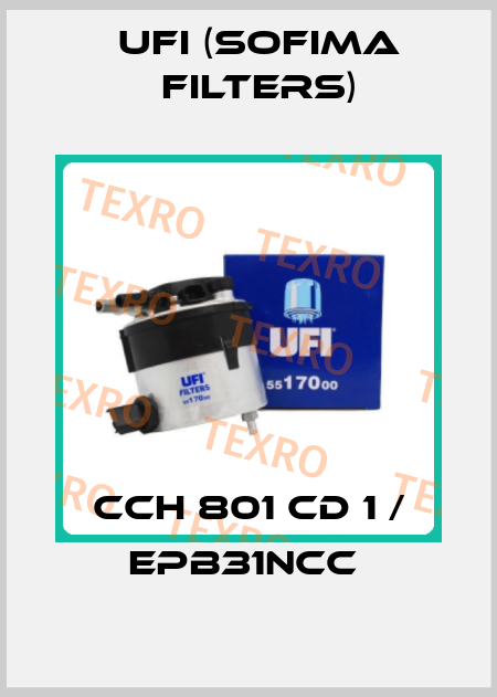 CCH 801 CD 1 / EPB31NCC  Ufi (SOFIMA FILTERS)