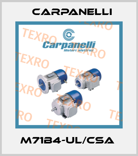M71b4-UL/CSA  Carpanelli