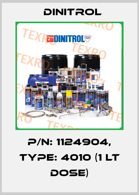 P/N: 1124904, Type: 4010 (1 lt Dose) Dinitrol