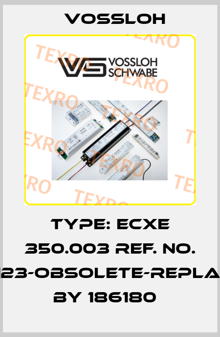 Type: ECXe 350.003 Ref. No. 186123-obsolete-replaced by 186180   Vossloh
