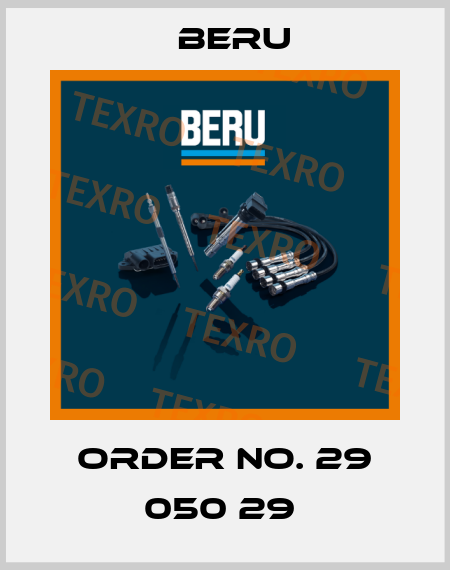 Order No. 29 050 29  Beru