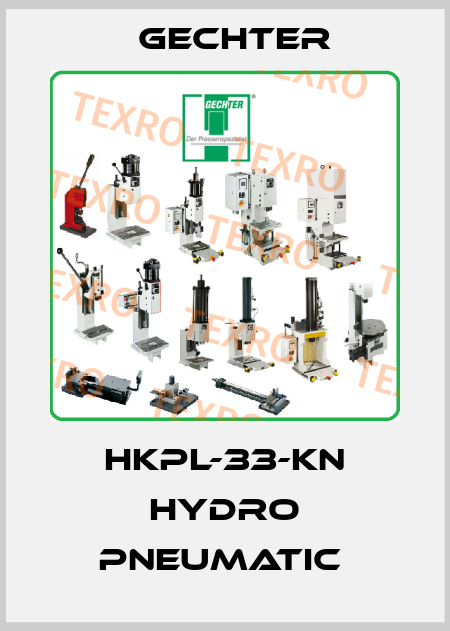 HKPL-33-KN HYDRO PNEUMATIC  Gechter