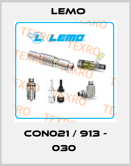 CON021 / 913 - 030  Lemo