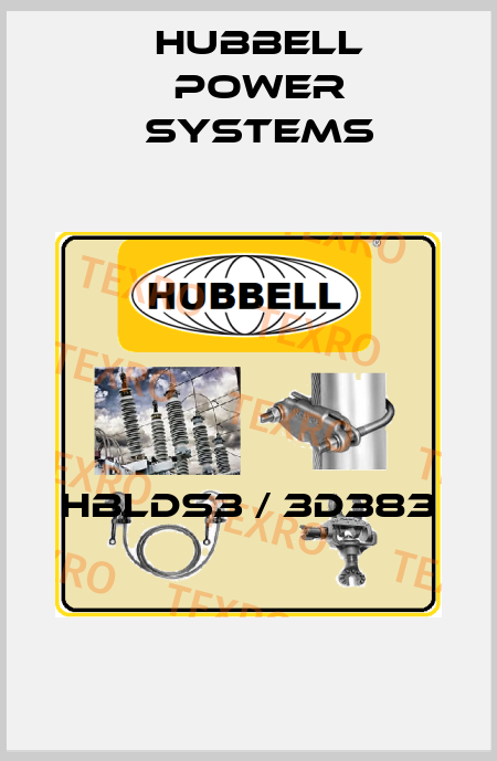 HBLDS3 / 3D383  Hubbell Power Systems