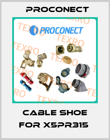 CABLE SHOE FOR X5PR315  Proconect