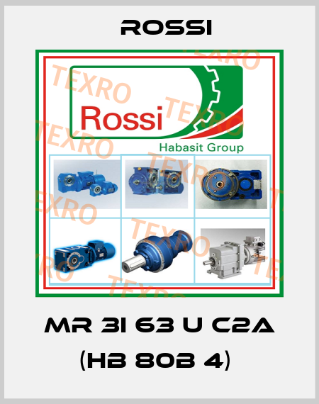MR 3I 63 U C2A (HB 80B 4)  Rossi