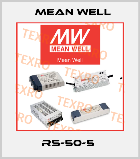 RS-50-5  Mean Well